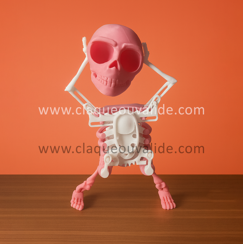 Squelette dansant - Claqué