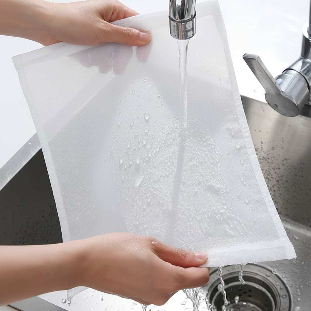 Sachet filtrant en nylon